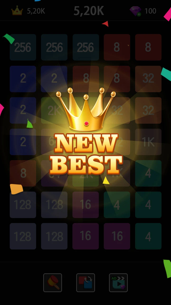 Brain Merge: 2248 Puzzle Game screenshot