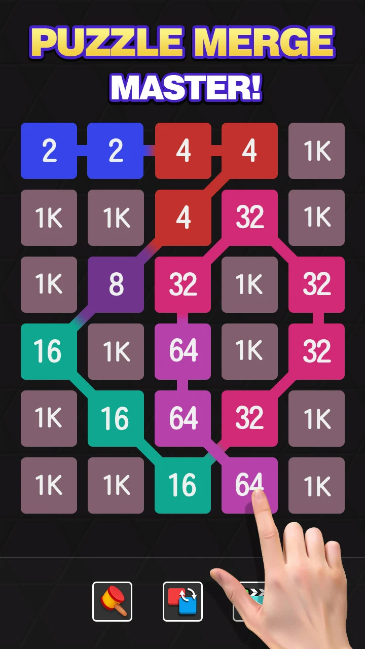 Brain Merge: 2248 Puzzle Game screenshot