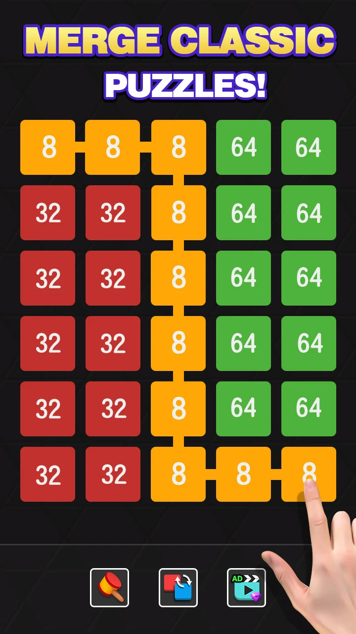 Brain Merge: 2248 Puzzle Game screenshot