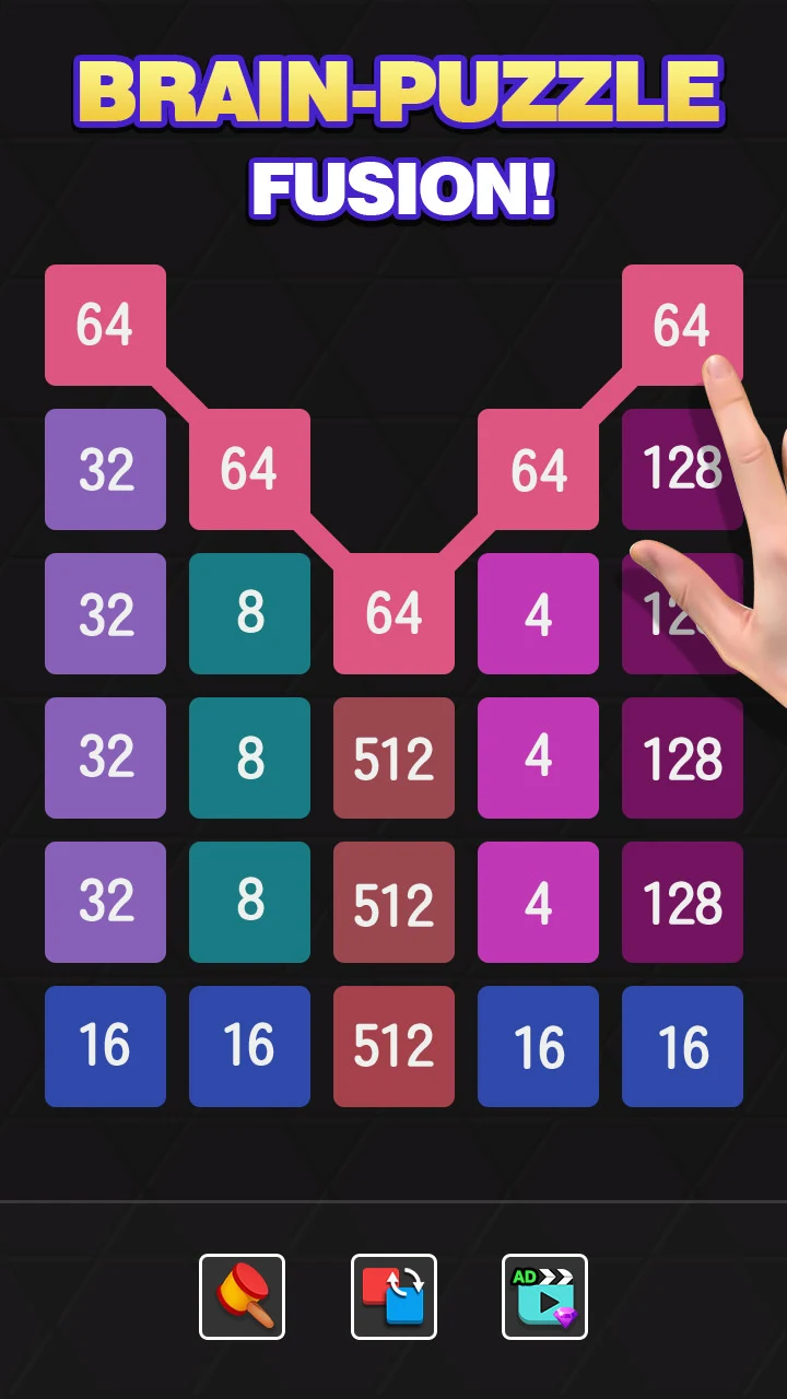 Brain Merge: 2248 Puzzle Game screenshot